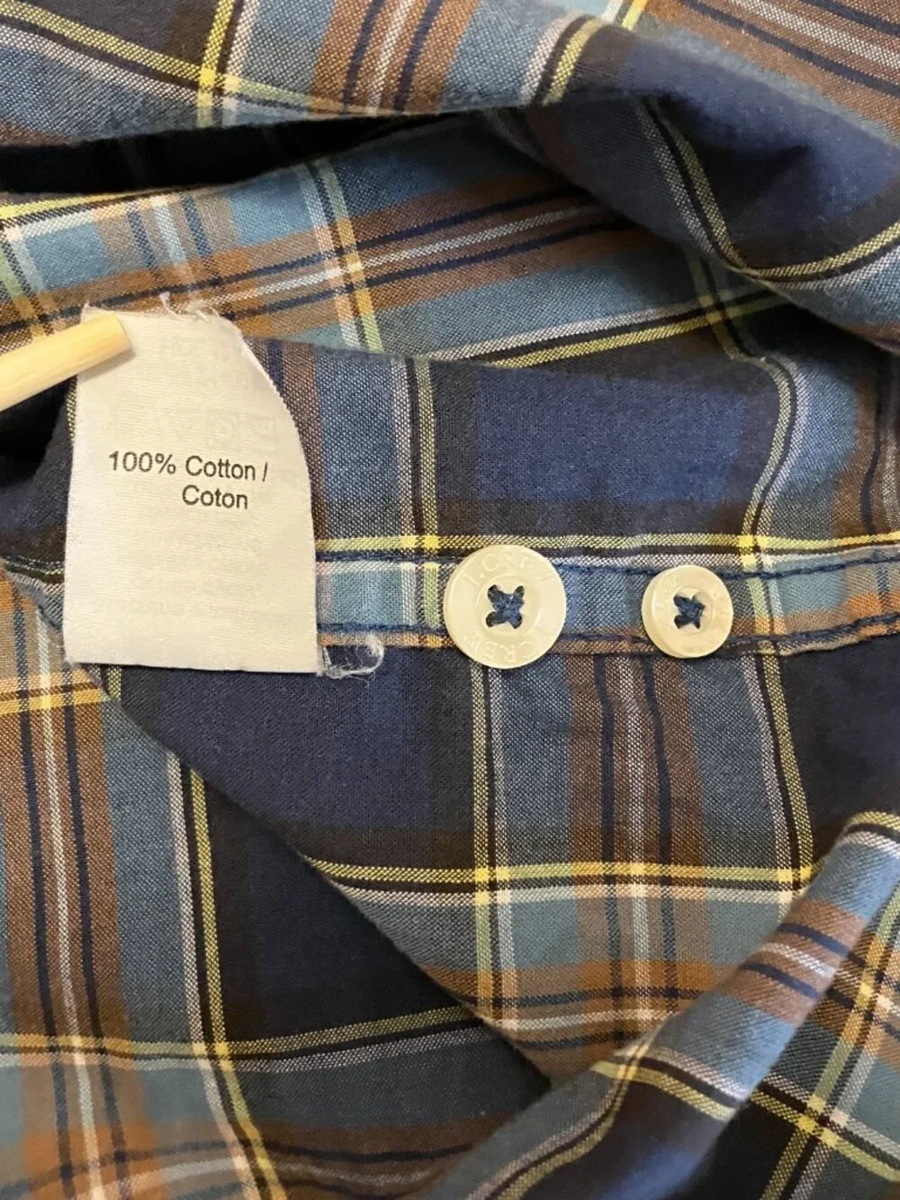 J Crew Heritage Plaid Button Down Shirt